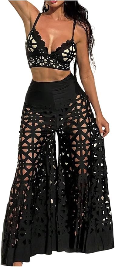 Swimsuit Hollow Out Bikini Set 